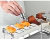 Stainless Steel Folding BBQ Chicken Leg Rack for Home & Outdoor Use