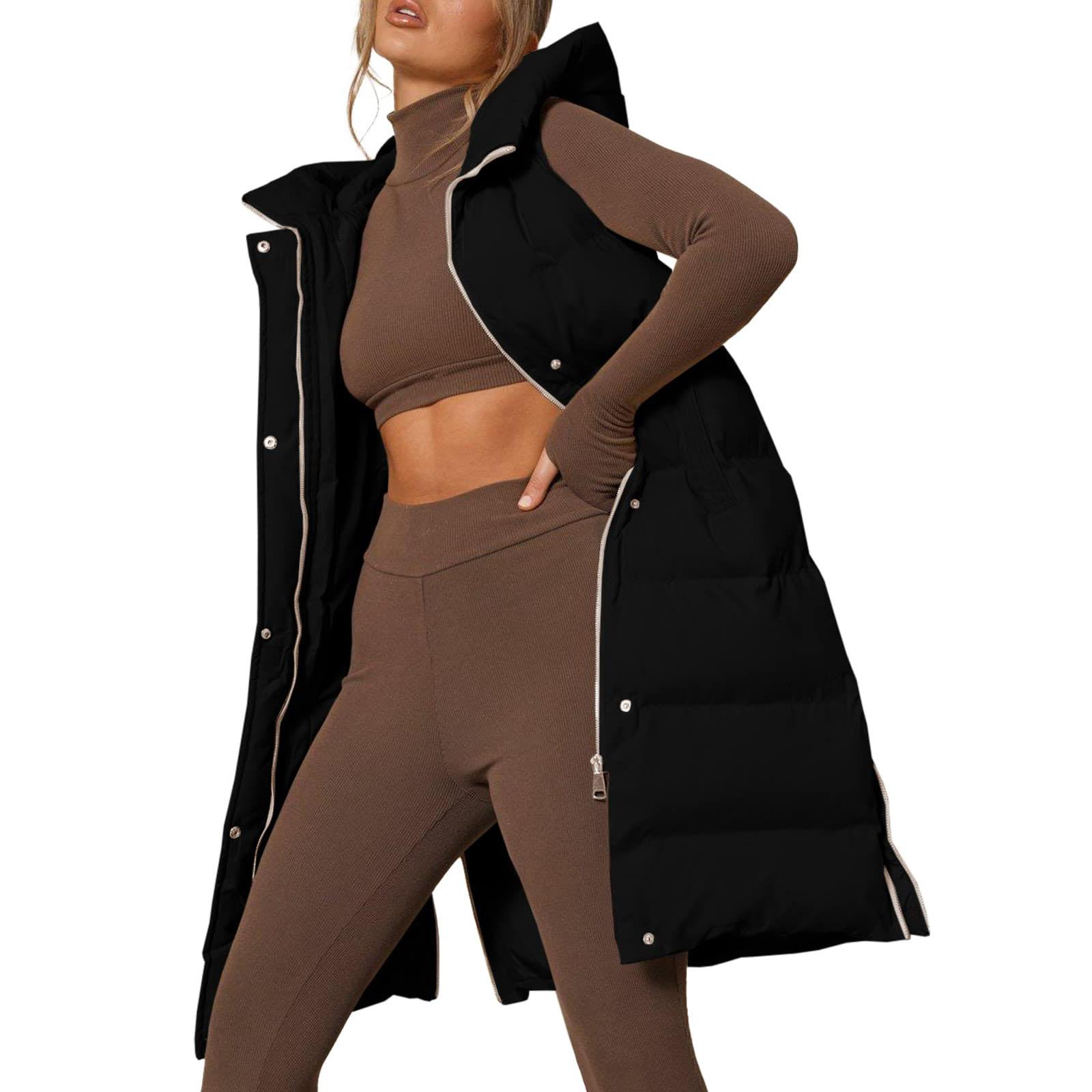 Women s Fashionable Oversized ,Colour Fleece,Lined Long,Sleeved Coat L