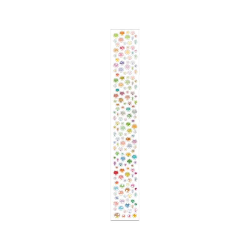 Mushroom Sticker Star Doodles Sticker Tape Decorative Sticker Artists Sticker Scrapbooking Supplies for Craft Making