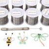 0.2/0.3/0.4/0.5/0.6mm Wire Flexible Metal Wire Alloy Texture for Jewelry Making and Sculpting Suitable for Craft Project