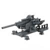 WW2 12.8 Cm Flak 40 Anti-aircraft Gun Building Block Toy German Military Bricks Set Flak40 with Soldiers