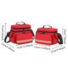 Empty Double Layer Medicine Bag Emergency Rescue First Responder Organizer  Home