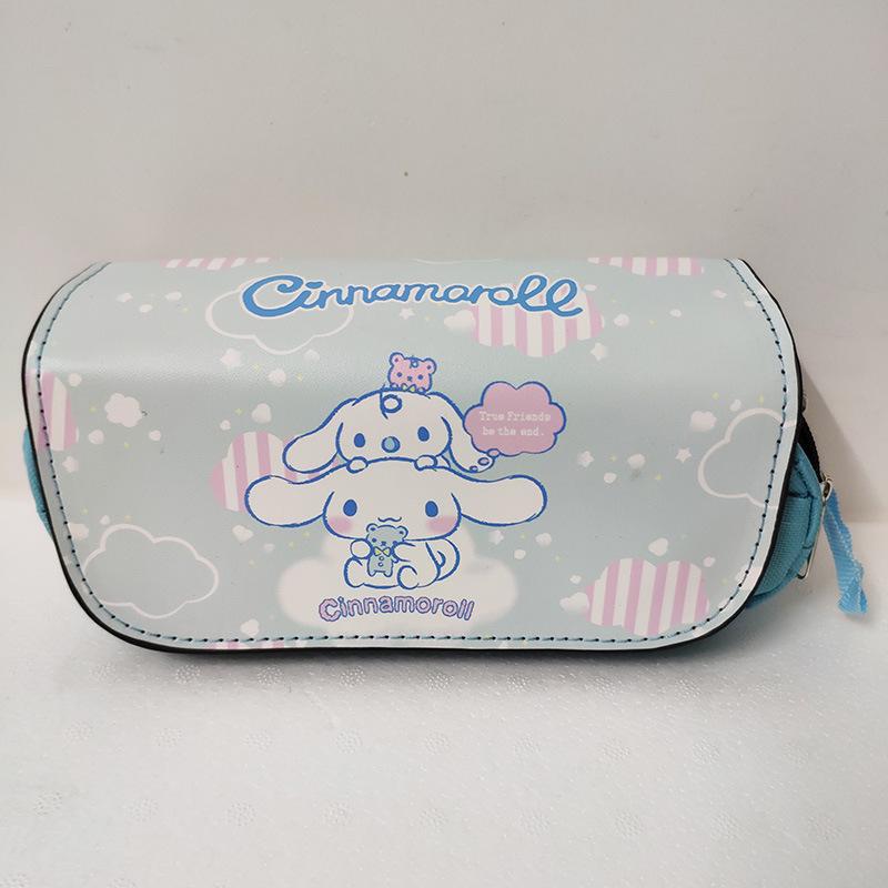 Large Capacity Double Zipper Unicorn Pencil Case for Stationery