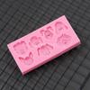 Animal Dogs Head Silicone Chocolate Mold Fondant Cake Baking Supplies Sugar Mold Tool Silicone Mold