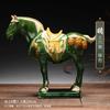 1pcs Trio-colored glazed pottery of the Tang Dynasty Ceramic souvenirs horse Craft Gifts living room decoration Home decorations