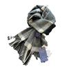 New Wool Blended Scarf Exquisite British Versatile Plaid Scarf for Couples Warm and Thickened Tassel Shawl