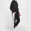 Jordan Multi Label Fleece Lined Thermal Cuffed Retro Sports Pants Knitted Sweatpants Men's Black CT6334-010