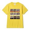 Edgy Viral Meme T Shirt Robert Pattinson Mugshot Nine Picture Grid Portrait Print Summer Ins Trendy Unisex Cotton Graphic Tops