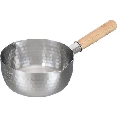 Wahei Freiz Rostfritt Stål Yukihira Kastrull 16cm Tillverkad i Japan Dubbelpipig IH/Gasspis Kompatibel Saishokuan MB-2740