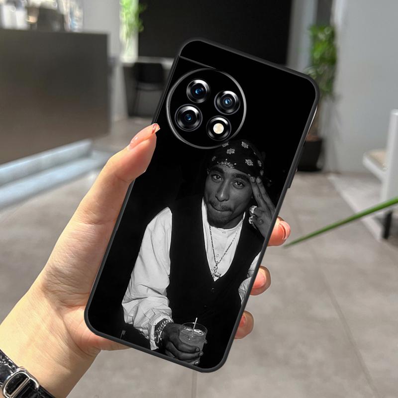 Rapper 2pac Singer Tupac Case For OnePlus Nord CE 5 2 3 4 Lite N20 N30 OnePlus 15 R 10T 12R 13R 13 12 11 10 Pro Cover