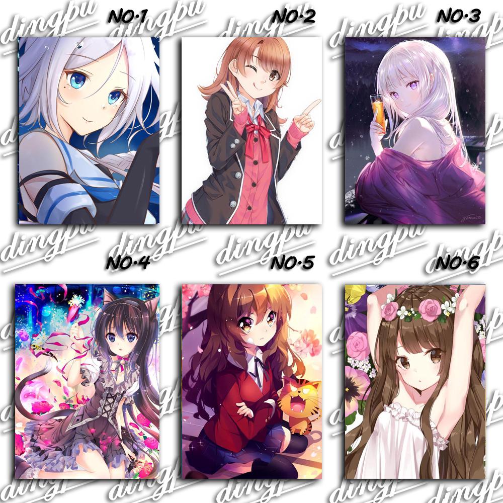 5D DIY Round Full Round Diamond Painting Anime Diamond Embroidery Complete Home Decorative Gift