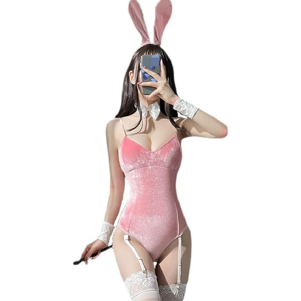 Sexy Bunny Costume For Women Bunny Girl Senpai Cosplay Costume One Piece Bodysuit