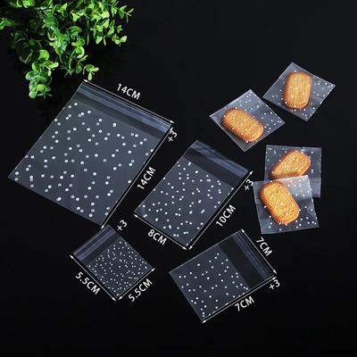 Bags Cup Bag Paper Pouch Pieces/batch Party Supplies Birthday Christmas Wedding Biscuit Packaging 100 Gift Translucent Pouch.