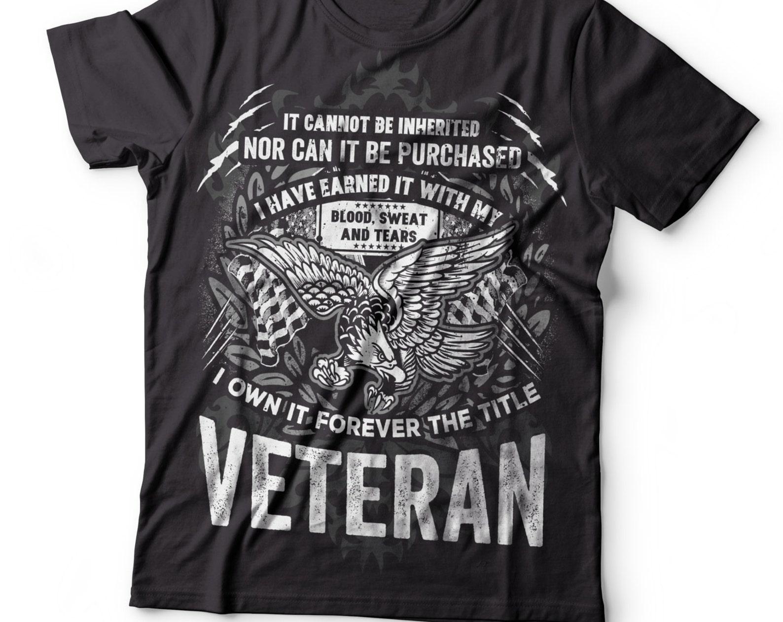 US Army Veteran T-Shirt: Patriotic Gift Tee S