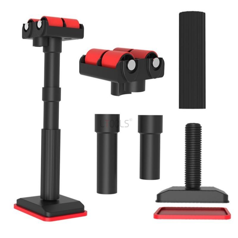 19-46cm Αναβαθμισμένη Βάση Τροχαλίας Ρυθμιζόμενοι Γρύλοι Κυλίνδρων - Εργαλείο Βοήθειας Ανύψωσης για Εγκατάσταση Ντουλαπιού Μπάνιου(Ανθεκτικό, Εύκολο στη ρύθμιση)