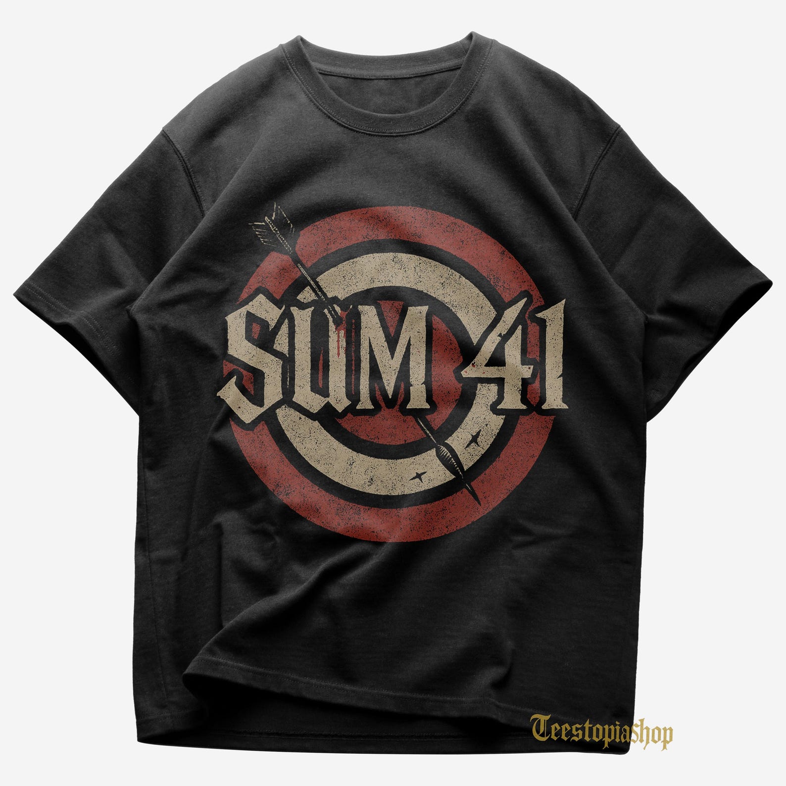 Sum 41 T shirt - Rock Music Shirt - Fat Lip - The Hell Song - Order In Decline - Underclass Hero - Sum 41 Merch - Unisex Rocker Clothing L