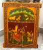 Handmade Royal Procession Painting Frame: Antique Indian Jharokha Wall Decor