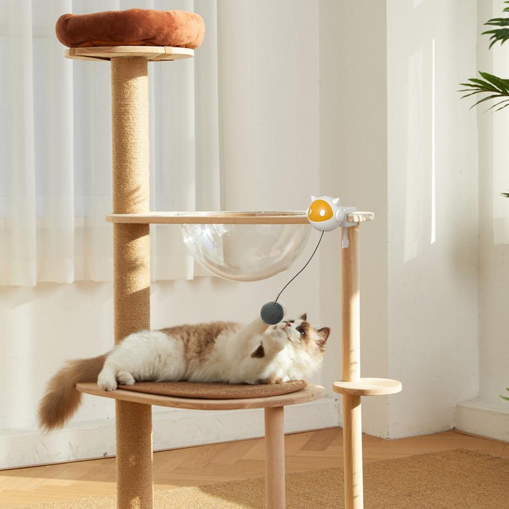 Automatic Lifting Teaser Ball Toys For Cats Without Its Own Battery Teaser Toys For Automatic Companion Cats