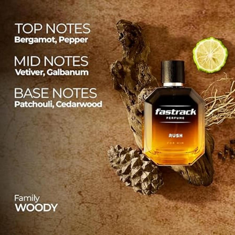 Perfume Rush |Perfume for Men| 100 Ml EDP |Long Lasting Smell |Woody Musk Perfume for Men | Crafted by European experts|Best Gift for Men