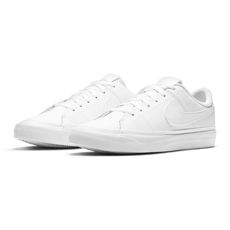 Nike Court Legacy GS Triple White Kids Sneakers DA5380-104