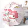 Cake My Melody Durable Cartoon Folding Umbrella, Portable 3-Fold Compact Umbrella for Men and Women, Suitable for Travel or Daily Use.Y012