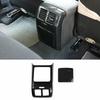 Carbon Fiber Rear Air Outlet Vent Trim Protection Cover Anti-Kick Panel For Golf 6 MK6 - 2008-2012