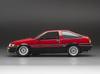 SunStar Scale Toyota Corolla Levin AE86 1985 Finished Product 1/24 Red/Black