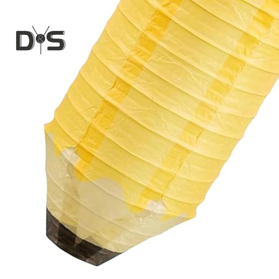 Crayon Hanging Paper Lanterns Party Decoration Welcome Back To School Classroom Decoration for First Day of School Party Supplies