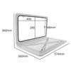 RV Baggage Door Compartment Door Waterproof Storage Hatch Door Camper Caravan