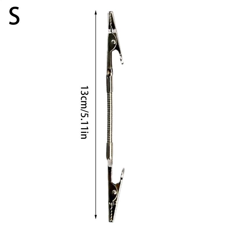 Flexible Clip Double-Head Incense Holder Outdoor 10 Piece Storage Supplies Portable Long Hose Label Clamp Tags Postcards For