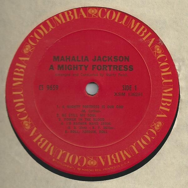 

LP Record MAHALIA JACKSON - A Mighty Fortress CS9659 COLUMBIA US Soul/Funk Used