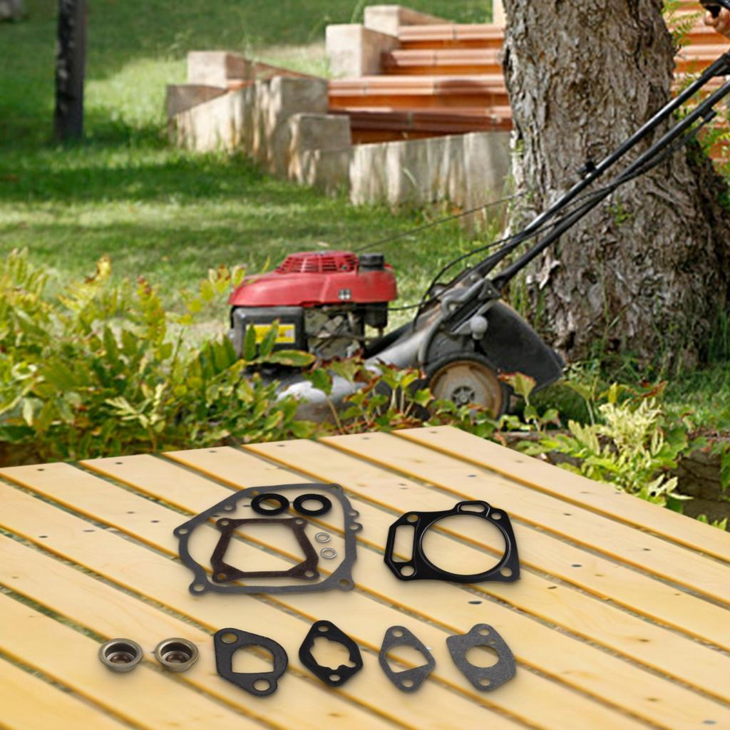 12 Piece Gasket Set for GX160 200 Engines Compatible with Various Models