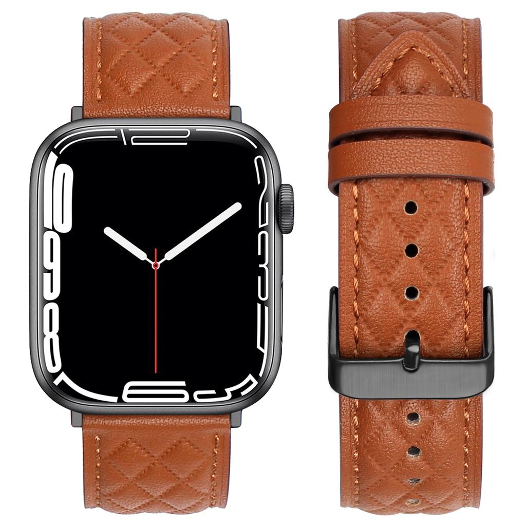 Curea nouă din piele naturală pentru banda iWatch 41/45mm 44/40mm 38/42mm Brățară retro din piele de vacă iWatch Serie 7 SE 6 5 4 3