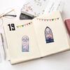 50Pcs Cute Church Window Flower Graffiti Stickers Aesthetic Art Decals DIY Craft Stickers for Scrapbook Phone Travel Luggage Skateboard