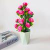 Sweet Room,Artificial Flower Plant Pot Bonsai Office Garden Party Furniture Ornament Decor