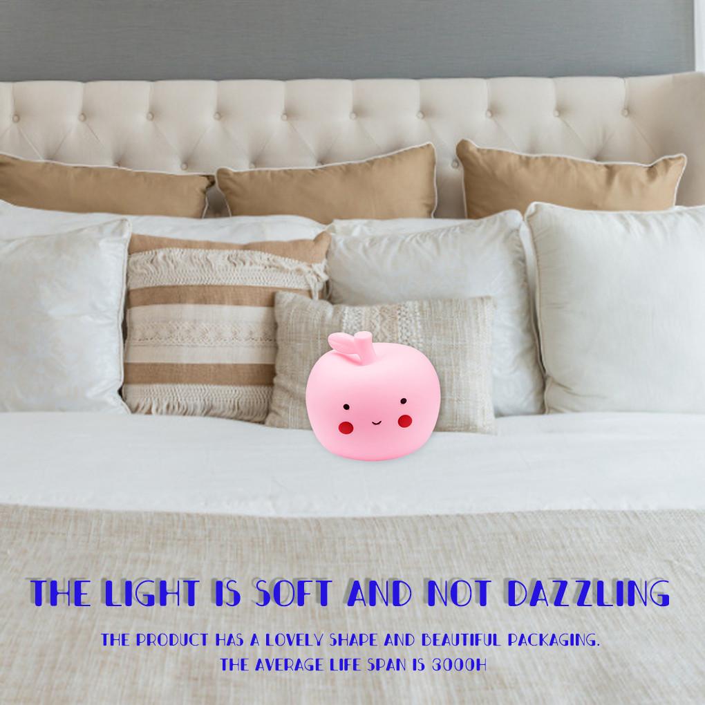 Night Light Baby Nursing Feeding Lamp Adorable Soft Light Silicone Night Lamp Home Decoration
