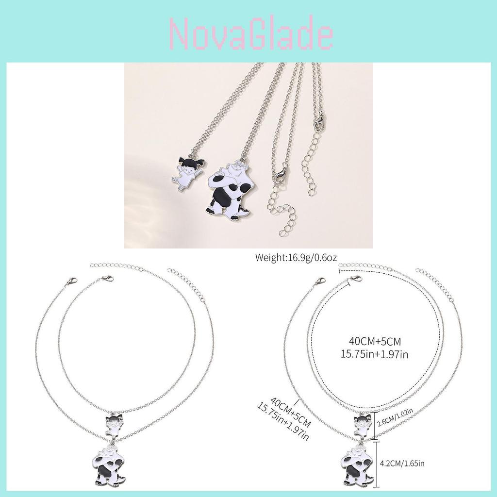 Cow Pendant Necklace For Girls With Zinc Alloy Chain Summer 2025 Jewelry Gift