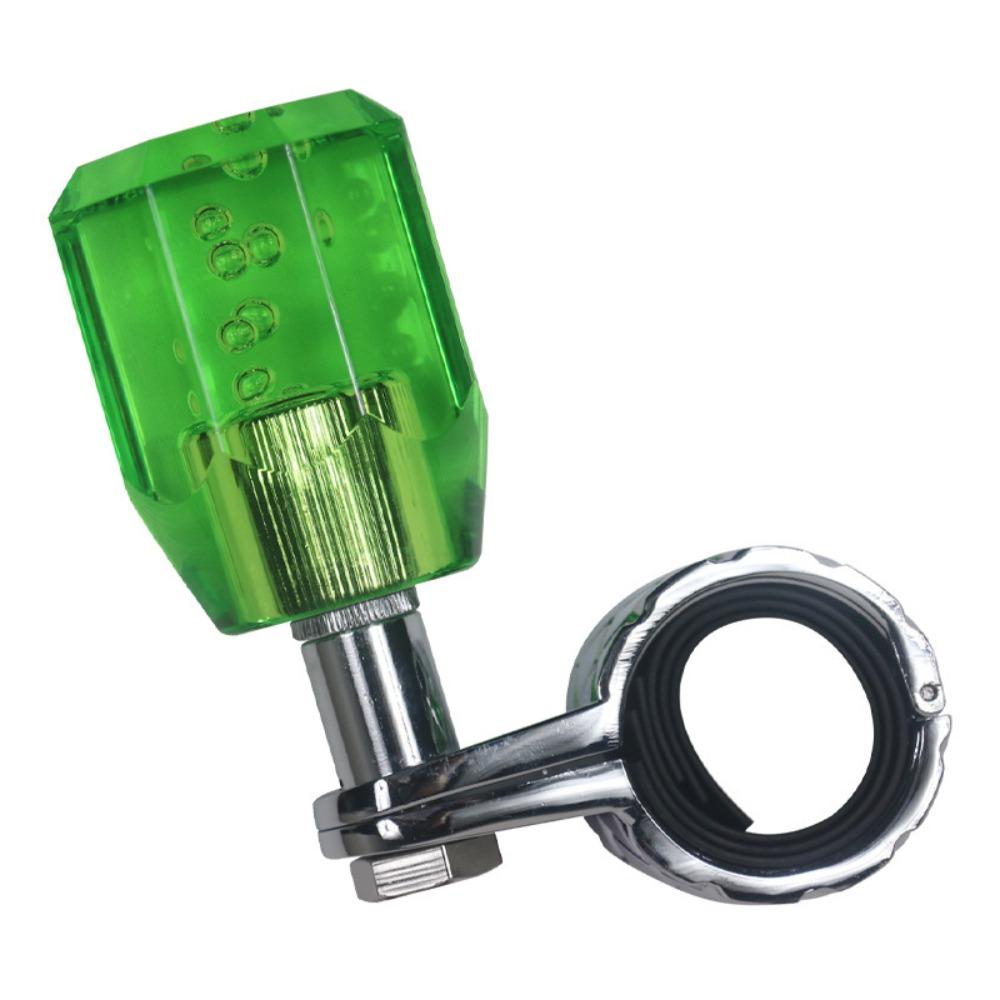 Acrylic Crystal Material Power Steering Aid 360° Bearing Acrylic Crystal Knob  Comfortable Driving Green