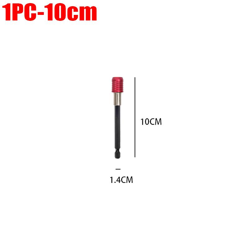 Hex Handle Magnetic Screwdriver Tip Holder Quick Release Self-locking Extension Rod Adapter Drill Bits Impact Driver Holders