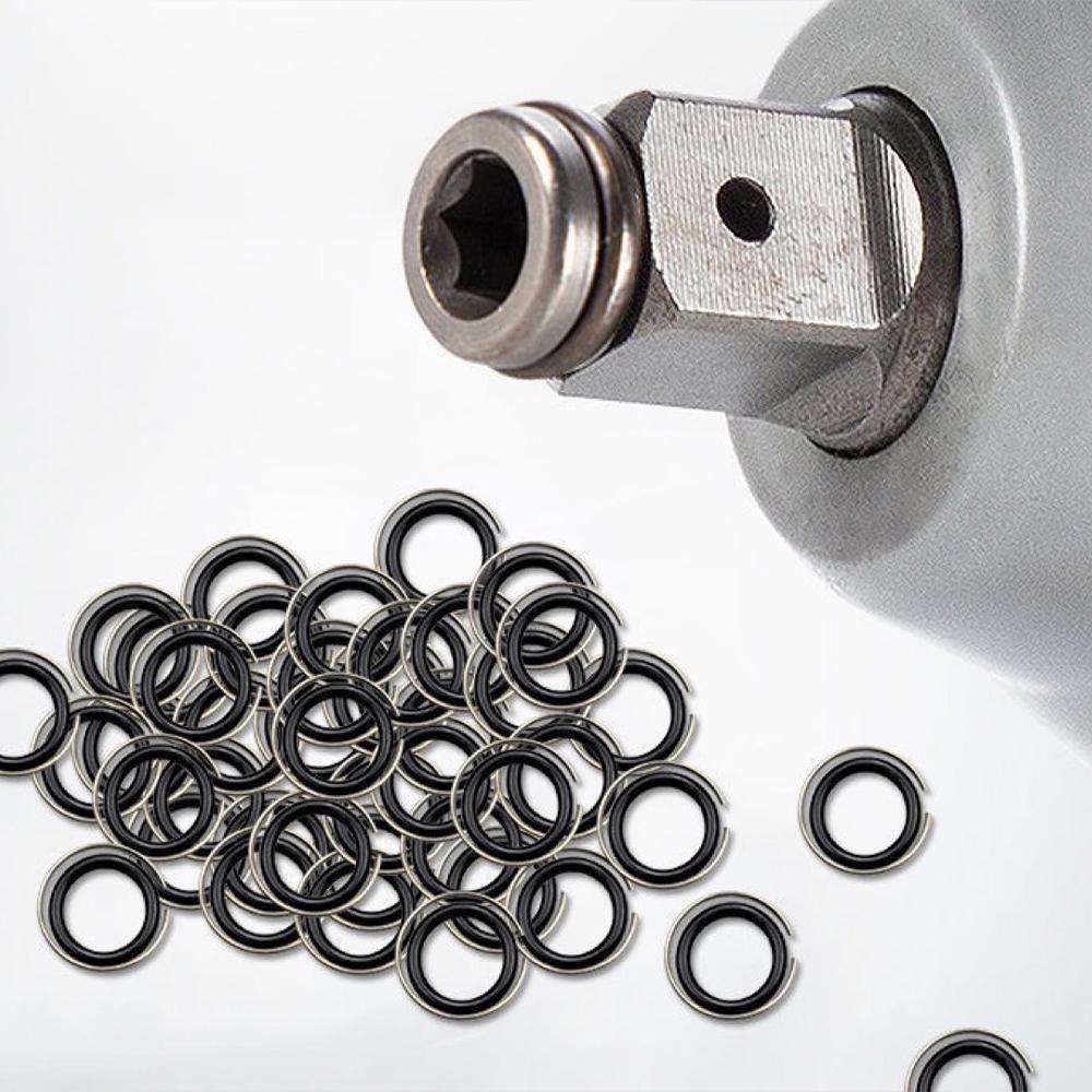 10pcs with O-Ring for Impact Wrench Socket Retainer Rings Socket Retaining Drive Friction Rings Part 1/2" Retaining Ring Clip