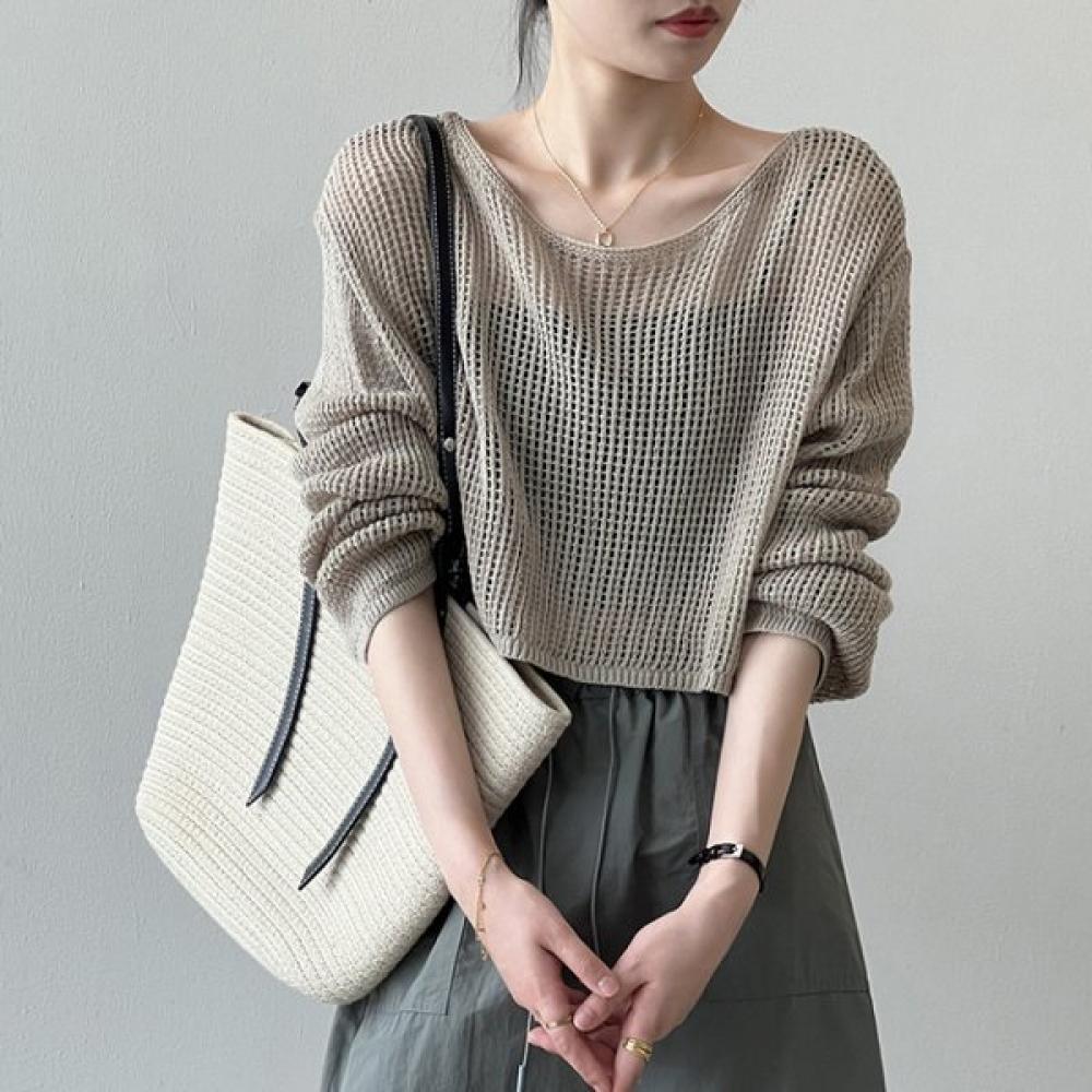 Maia Summer Mesh Knit Top Maiac046 