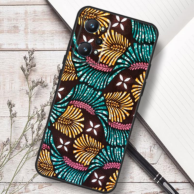 African Style Fabric Print For Realme C75 C67 C61 C55 C53 C51 C21Y C25S GT 7 5 6 Pro GT 6T 10 11 12 13 14 Pro Plus Case