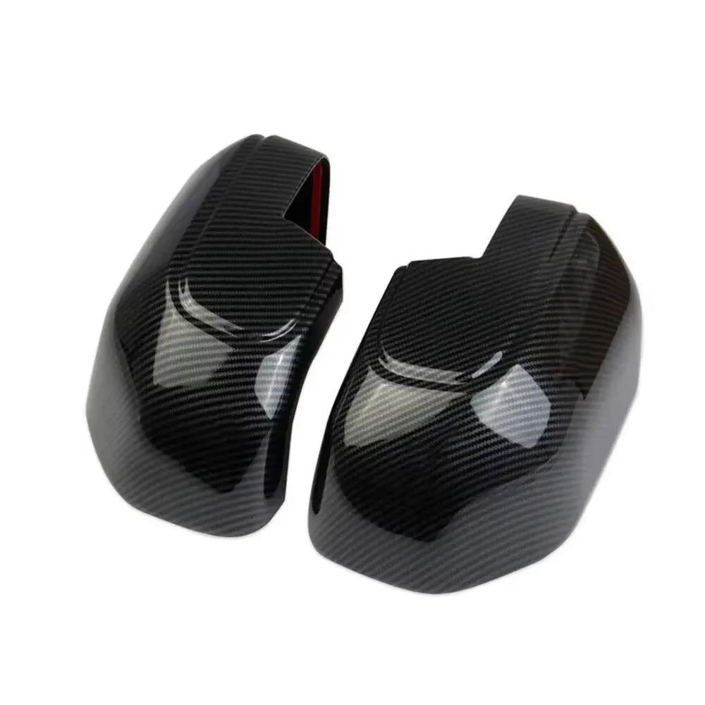 For Ford Bronco 2025-2025 Car Sticker Rearview Side Mirror Cover Wing Cap Exterior Door Rear View Case Trim Carbon Fiber Look