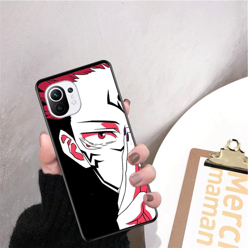 Jujutsu Kaisen Yuji Satoru Gojo Hülle für Xiaomi 12 Mi 10T 11T 11 Pro 10 10T 11 lite 10pro 11Ultra Poco X3 Pro Poco F3 M3