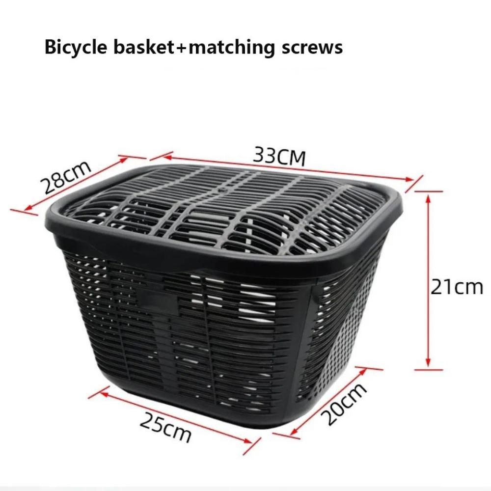 Plastic Bicycle Front Hanging Basket Children s Folding Bike  Children s Folding Bike Accessories without lid