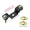 Heavy Duty Quick Lock Pitch Clamp 50KG Load Bracket Hook for LED Beam Moving Head Stage Commercial Event Lights