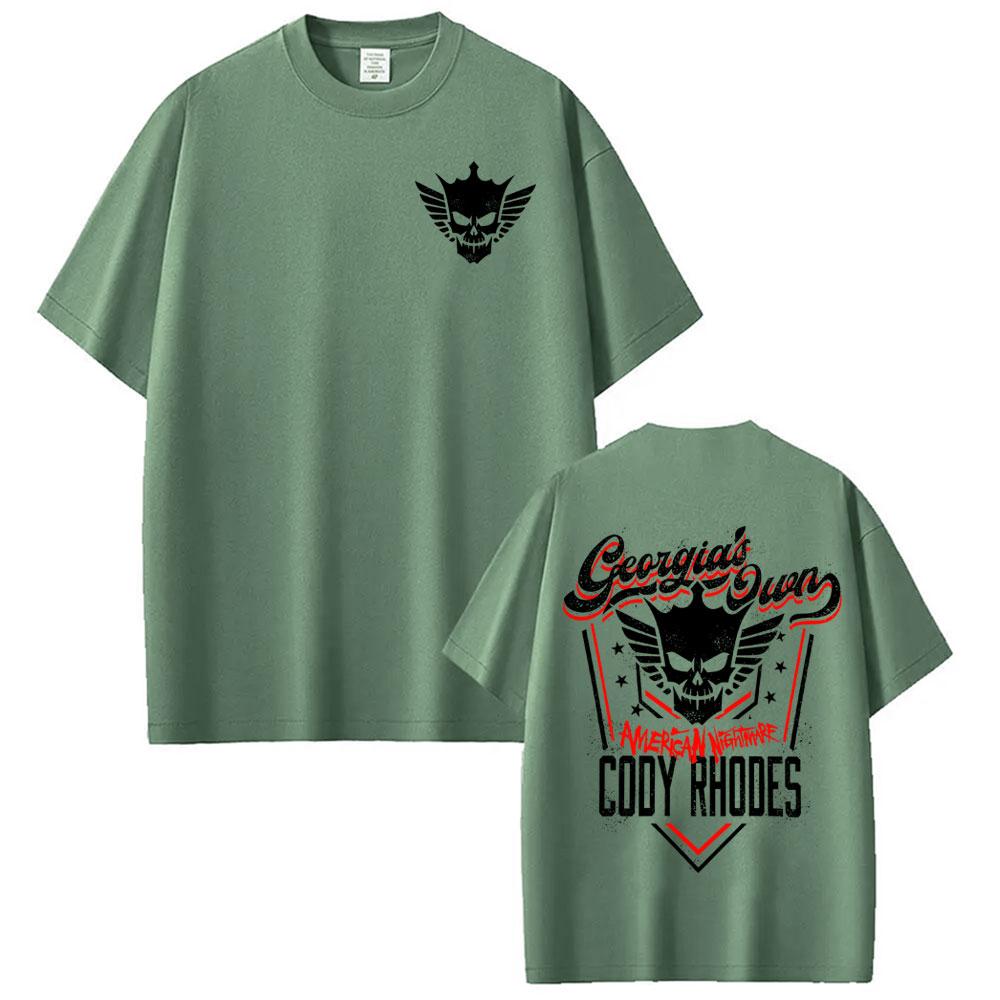 Cody Rhodes American Nightmare Claim Your Kingdom Tshirt Unisex Women Harajuku Violence Aesthetic T Shirts Summer Tops ONeck Tees