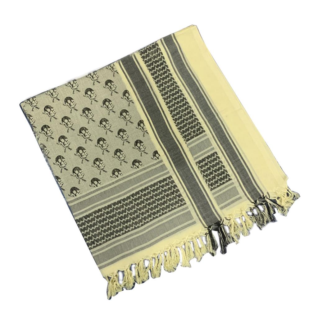 Stylish Shemagh Scarf Soft Jacquard Palestine Arab Shawl for Men Women Lightweight Arabian Dubai Headwrap Desert Scarf