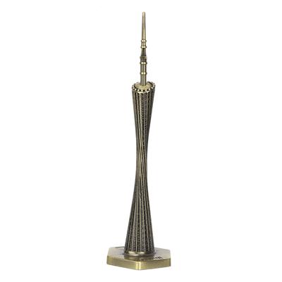 Beliebte Canton Tower Modell Zarte Arbeit Kleine Taille Vintage Büro Dekoration( Bronze-)