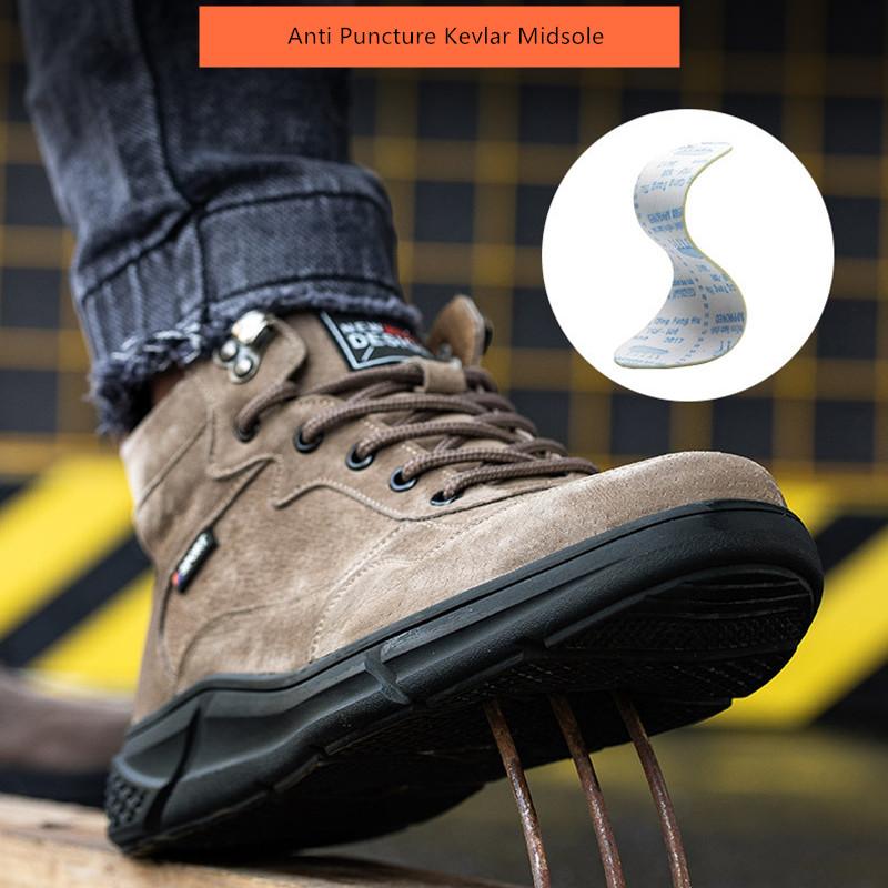 Теплая защитная обувь. Зимняя рабочая обувь для мужчин. Защитная обувь для сварщиков — фото 6